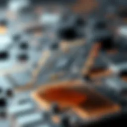 Innovative design of the MS chip showcasing intricate circuitry