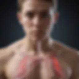 Representation of the genetic mutation responsible for Cystic Fibrosis