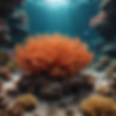 Threats to Coral Ecosystems Graphical representation of threats faced by coral reefs