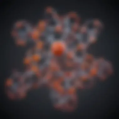 Scientific representation of remdesivir's chemical structure