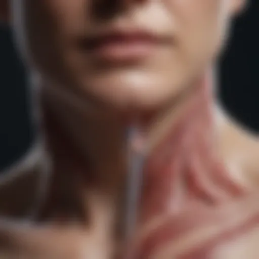 Diagram illustrating the vascular anatomy crucial for DIEP flap surgery
