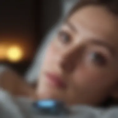 Data Privacy in Sleep Tracking Conceptual image representing data privacy and health
