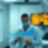 Graph illustrating survival rates in extensive stage SCLC