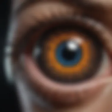 Illustration of ocular structures affecting sound perception
