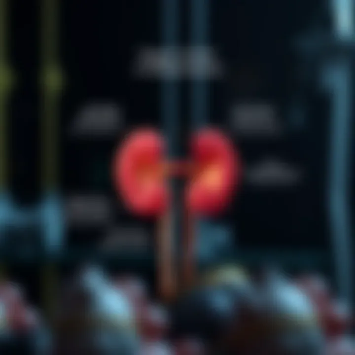 Impact of Diet on Kidney Stones Diagram depicting dietary influences on kidney stone formation