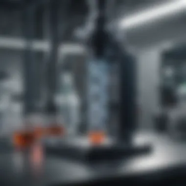 Cutting-Edge Laboratory for DNA Profiling DNA profiling technology in a laboratory setting with advanced equipment