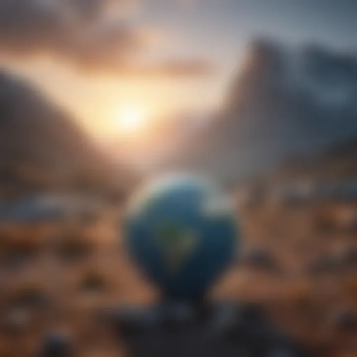 A visual representation of global healthcare challenges and solutions