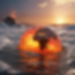 A visual representation of rising global temperatures.