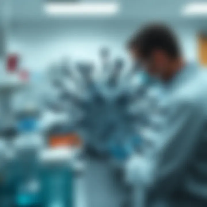Visualization of biomarkers in a laboratory setting supporting COPD diagnosis.
