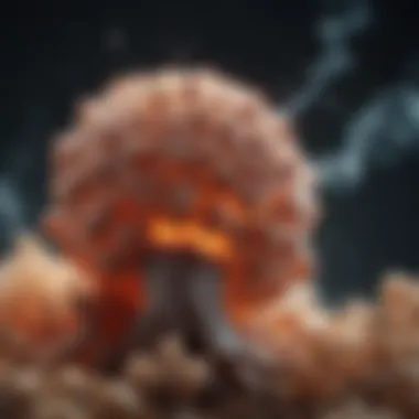 Impact of Smoking on Cancer Development Visual representation of cancer cells