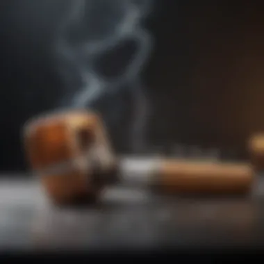 Understanding Nicotine Addiction and Its Consequences Infographic about smoking addiction