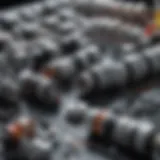Detailed view of the Helios Mass Cytometer components