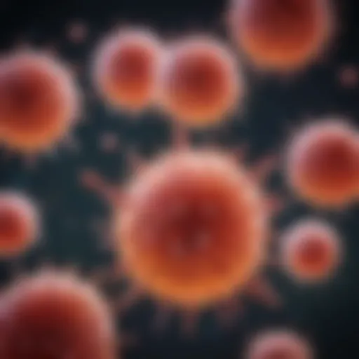 Illustration of B cell differentiation stages