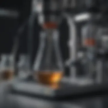 Solid-phase extraction apparatus in use