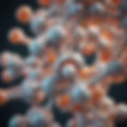 Molecular structure of osteopontin showcasing glycosylation sites