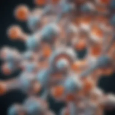 Molecular structure of osteopontin showcasing glycosylation sites