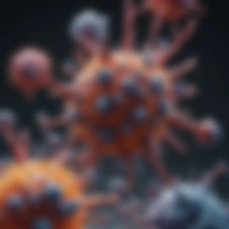 Visualization of antigen-antibody binding
