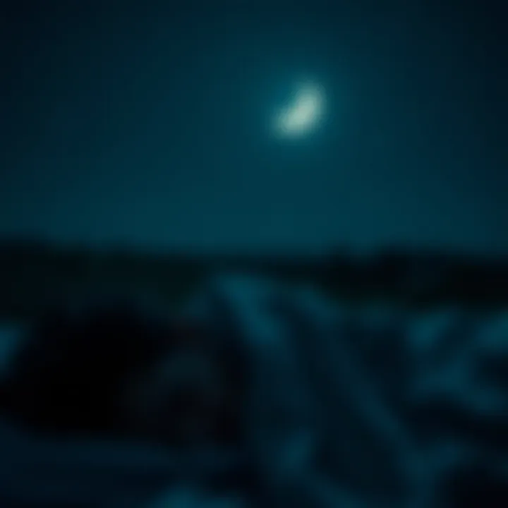 A serene night scene symbolizing the importance of sleep and circadian rhythms.