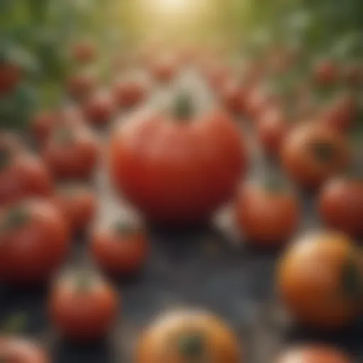 Illustration of various insecticides used in tomato cultivation