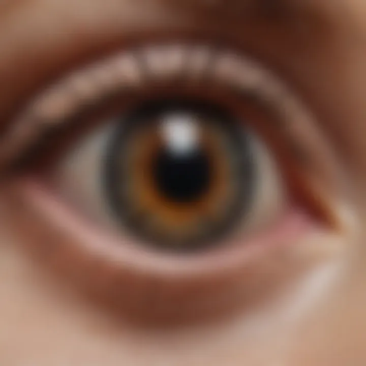 Visual representation of the impact of retinal scars on vision quality