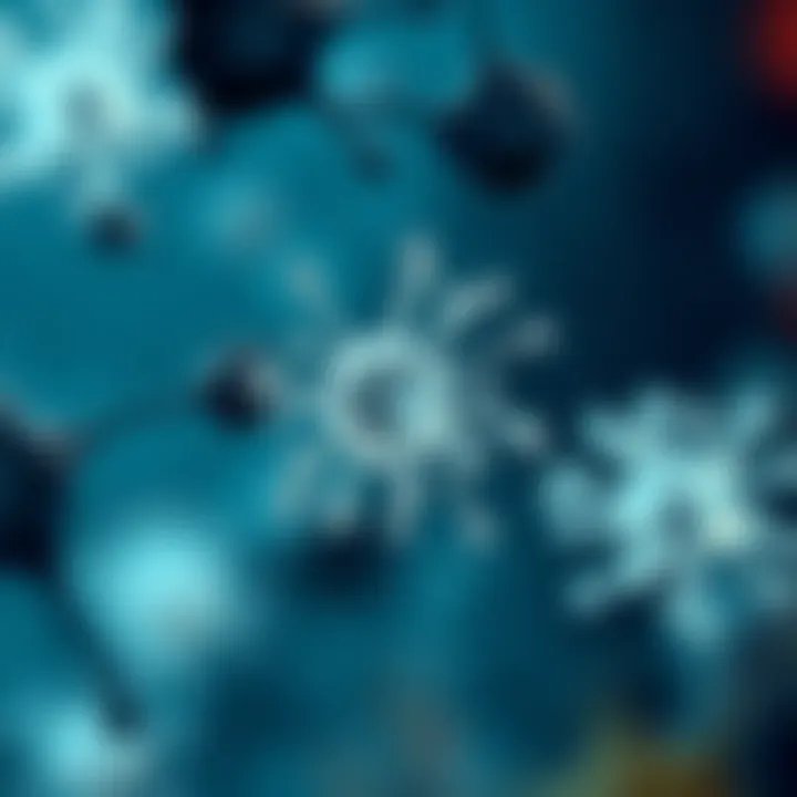 Diagram illustrating Klebsiella bacteria in urinary tract