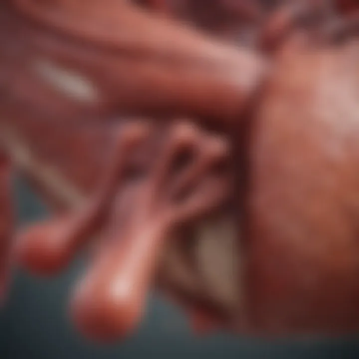 A diagram illustrating the liver's role in hematological health