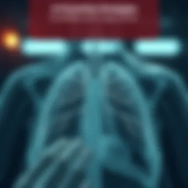 Prevention Strategies for Lung Cancer Visual representation of preventive measures against lung cancer related to smoking
