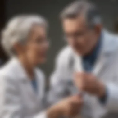 Understanding Low Blood Count Doctor explaining low blood count to an elderly person