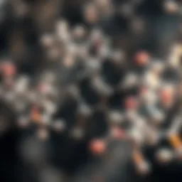 Illustration of memantine chemical structure