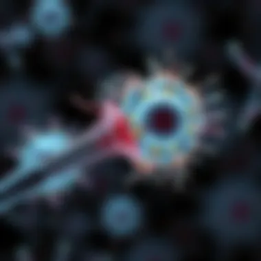 Diagram of MIBG binding to neuroendocrine tumor cells