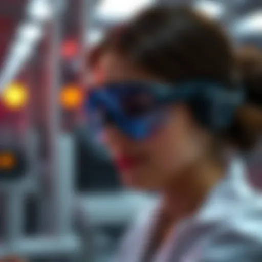 Mobile vision testing application interface