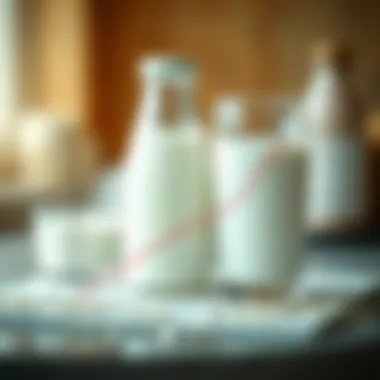 Glycemic Index Comparison Graph comparing glycemic index of oat milk and cow's milk