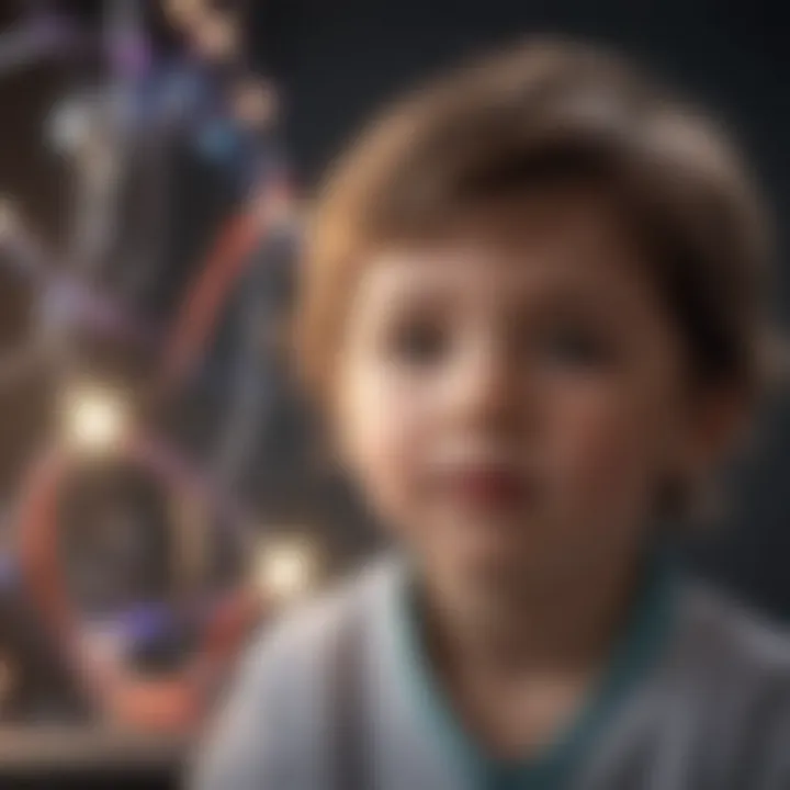 Graph showcasing emerging trends in pediatric healthcare