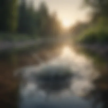 Impact of Pesticides on Water Quality Contaminated water source affected by pesticide runoff