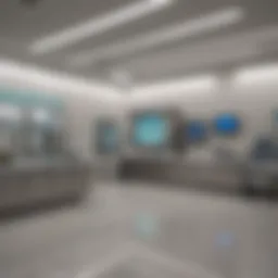 A vibrant plasma donation center in Sherman, TX with welcoming interiors.