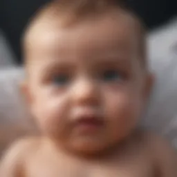 Infant with pulmonary hypertension showing symptoms