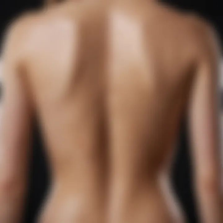 Chart showing long-term outcomes post scoliosis surgery