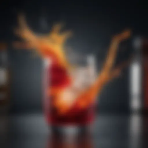 Energetic fusion of Red Bull and a cocktail