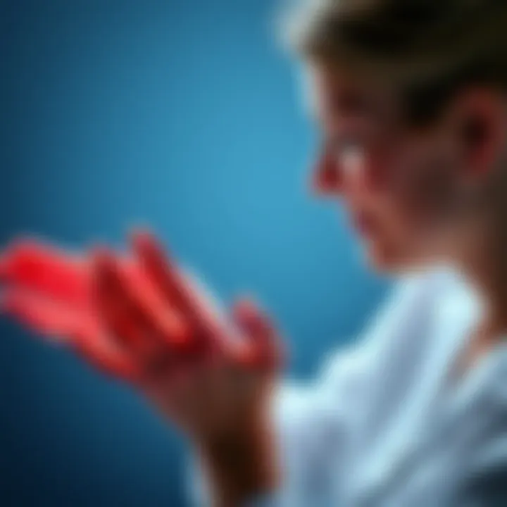 Comparison of Symptoms in Rheumatoid Arthritis Visual comparison of symptoms related to rheumatoid arthritis.