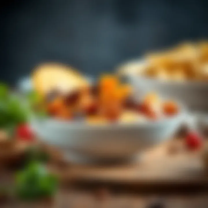 Balanced meal promoting skin health