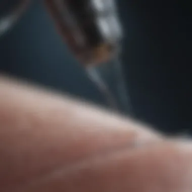 Precision of Biopsy Needle Close-up of biopsy needle