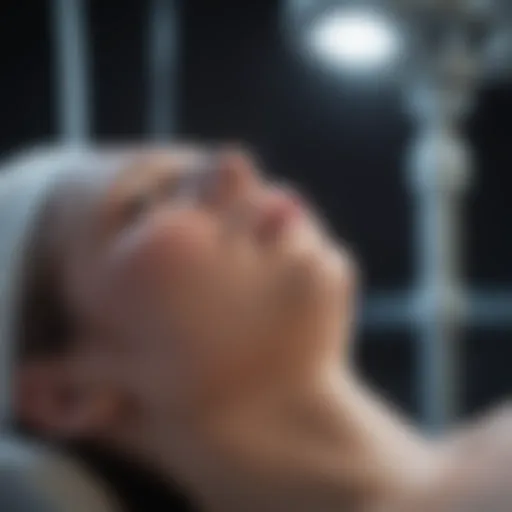 Ultrasound machine in a clinical setting