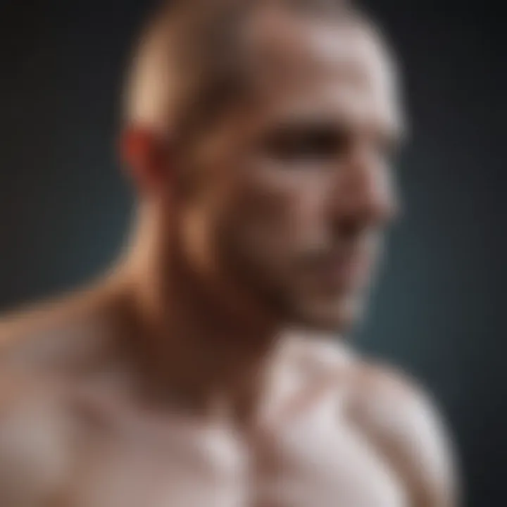 Infographic detailing potential side effects of long-term steroid use