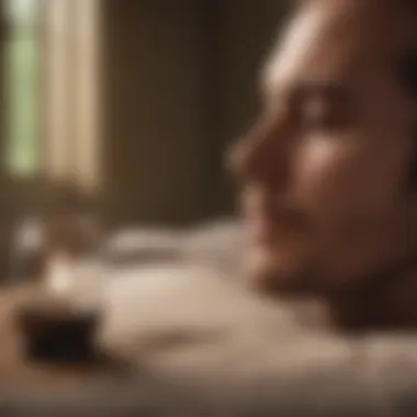 A person practicing mindfulness meditation