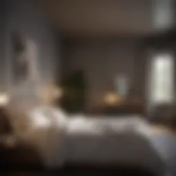 A serene bedroom environment conducive to sleep