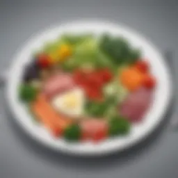 A vibrant plate of fresh vegetables and lean proteins showcasing a balanced diet