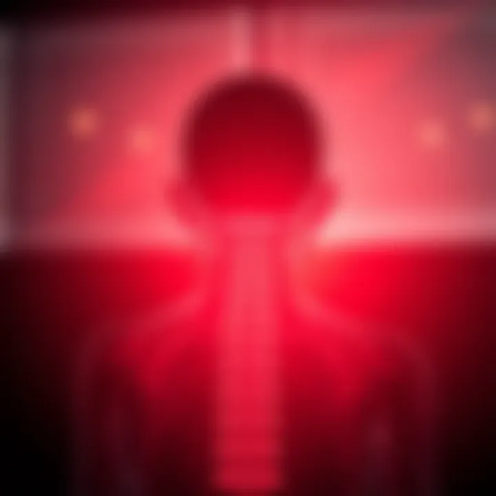 Illustration illustrating the psychological impact of a bone cancer diagnosis