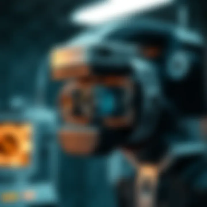 Technological device used in vision testing