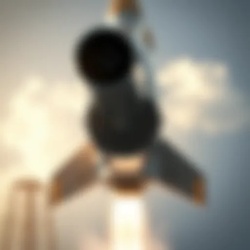 Advanced rocket design showcasing engineering precision