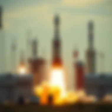 Historical evolution of rockets illustrating significant milestones